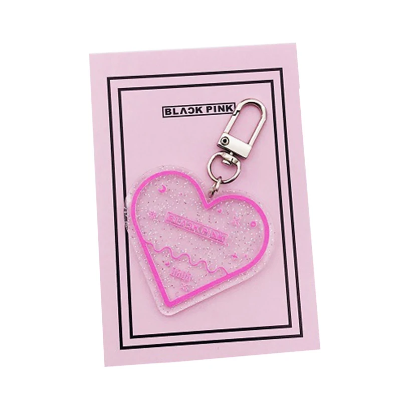 Kpop Heart Shaped Keychains (All groups)