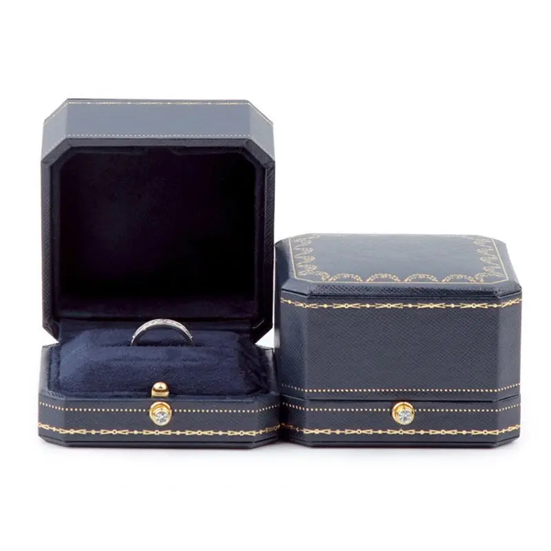 Винтажный дизайн роскошное ящик для колец идеальный обручение Опора Валентина свадебные подарки коробка для хранения