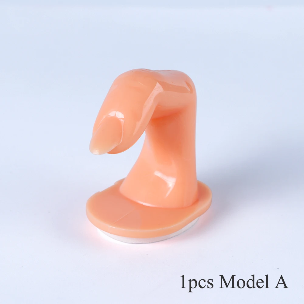 1pcs Model A 1 шт., профессиональная модель пальцев, накладные ногти, инструменты для маникюра, салонов, для дизайна ногтей, держатель для дисплея, ручной клей, лак, SANJ209-1 - Цвет: 1pcs Model A