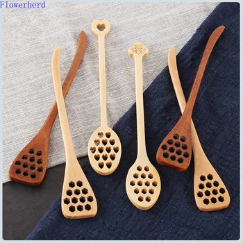 

Long Handle Coffee Stirring Spoon Wooden Spoon Wooden Stirring Stick Creative Stirring Stick Tea Spoons Honey Dippers Wooden