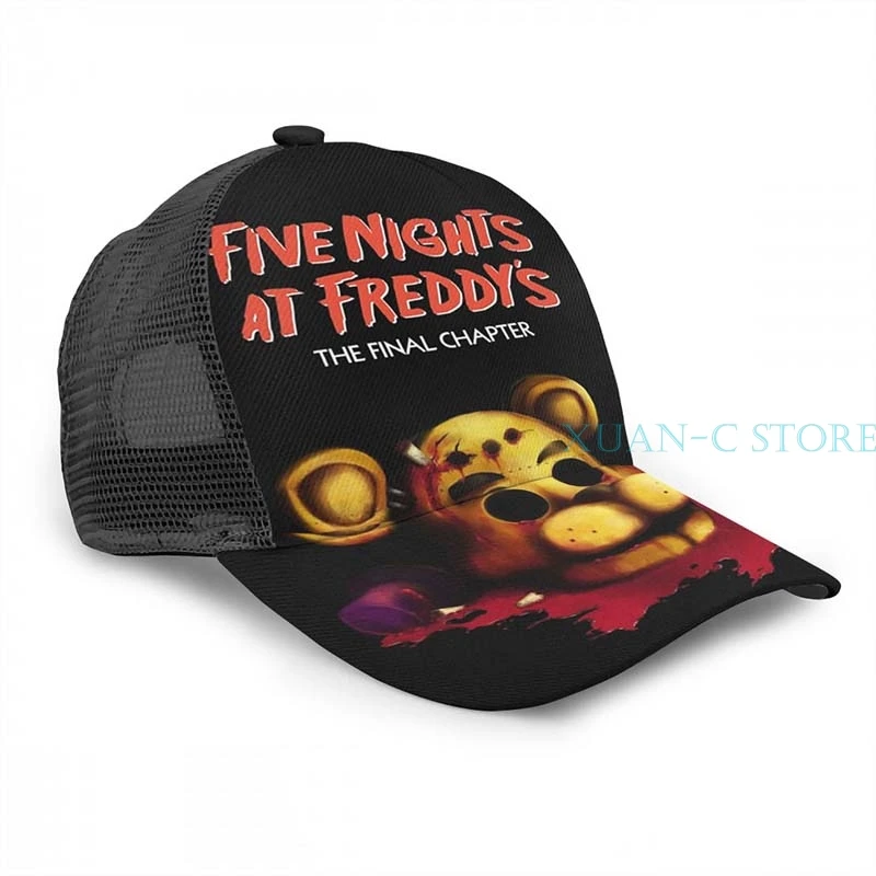 Five Nights at Freddys The Final Chapter-FNAF 4 Баскетбольная кепка мужская и женская модная черная шляпа унисекс с принтом