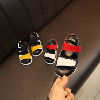 

Toddler Infant Kids Baby Girls Boys Unisex Solid Colors Soft Beach Shoes Sandals New kids shoes zapatos детская обувь сандали