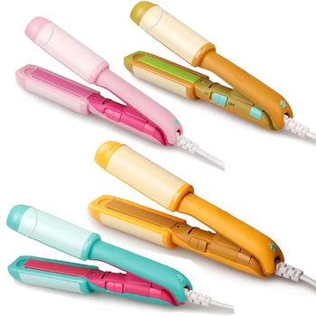 

mini Hair Straighteners Flat Iron Fast hair straightener Plates Colorful Easy to carry travel Hair Iron Styler