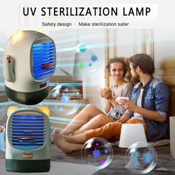 

ELOOLE Portable Multi-function Sterilization Lamp Cool Fan UV Ultraviolet Sterilization Purification Fan Bedroom living Room