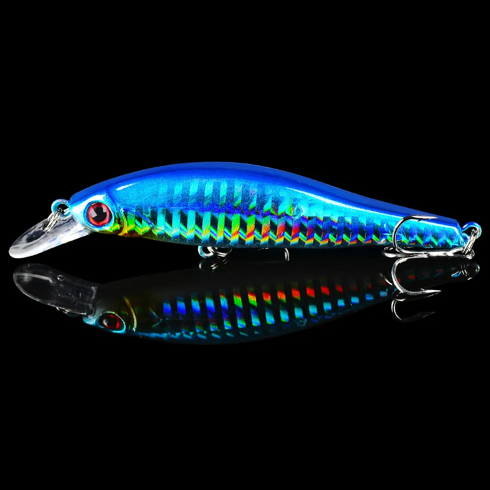 Приманка Minnow, 1 шт., 11,5 г/9,8 см, жесткая приманка, 5 цветов, рыболовные снасти, 8#, крючок, искусственная приманка - Цвет: C