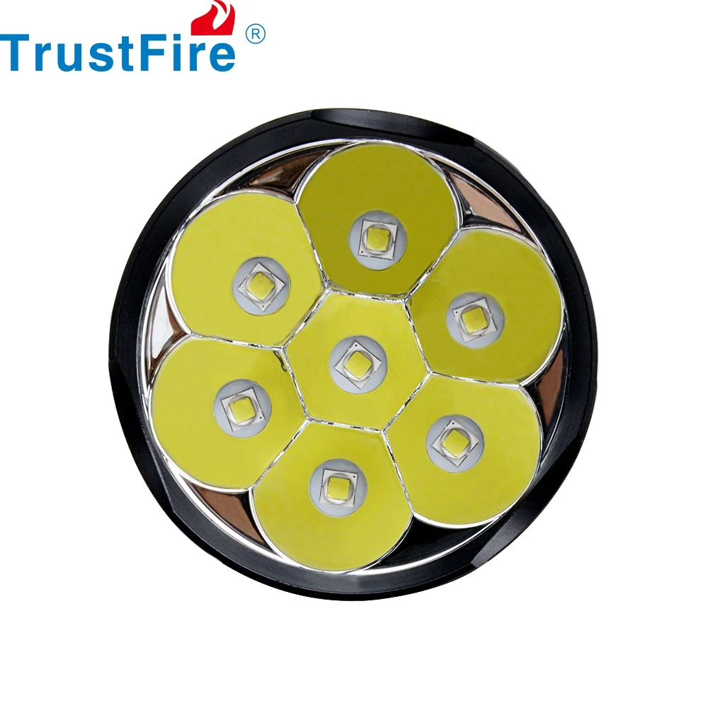 Torcia tattica a LED Trustfire T40R Army 1800 lumen 550 metri Lampada ricaricabile 18650 con ricarica USB Torcia Ip68 per autodifesa  39