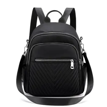 

2020 Women Nylon Small Backpack Casual Rucksack Laptop Bookbag Travel Shoulder Bag