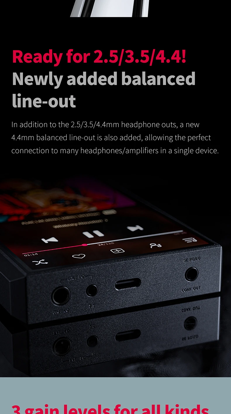 FiiO M11 Plus Hi-Res Music Player MP3 with Android 10/MQA/DAC ES9068AS*2 DSD512 Bluetooth 5.0 5.5inch 64G Snapdragon 660 zune mp3 player