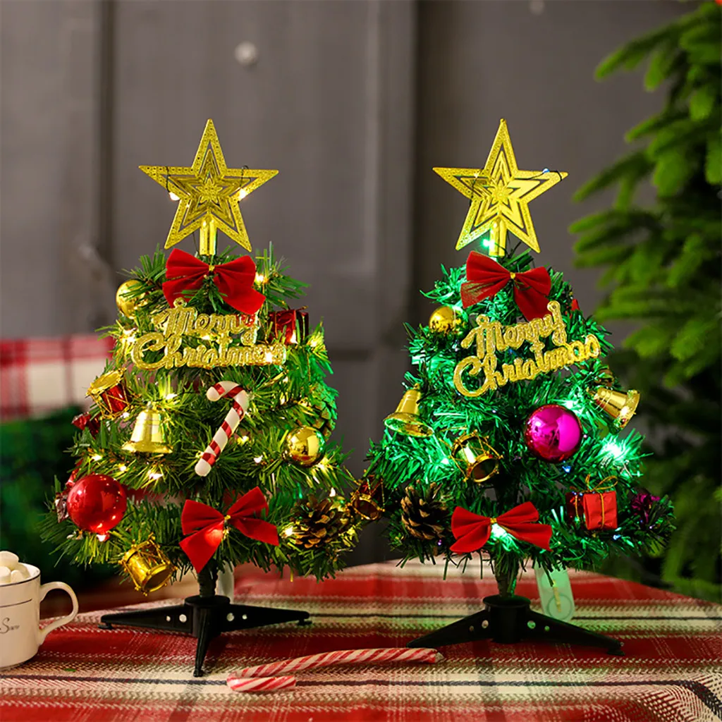 Foil Tinsel Cone Christmas Tree Table Decorations Gold Red Green 25cm choice