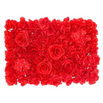 

High Quality artifical Silk Rose flower wall for Wedding Background Home Decoration Hang on Wall Decor Floral Bloosom Flower Mat