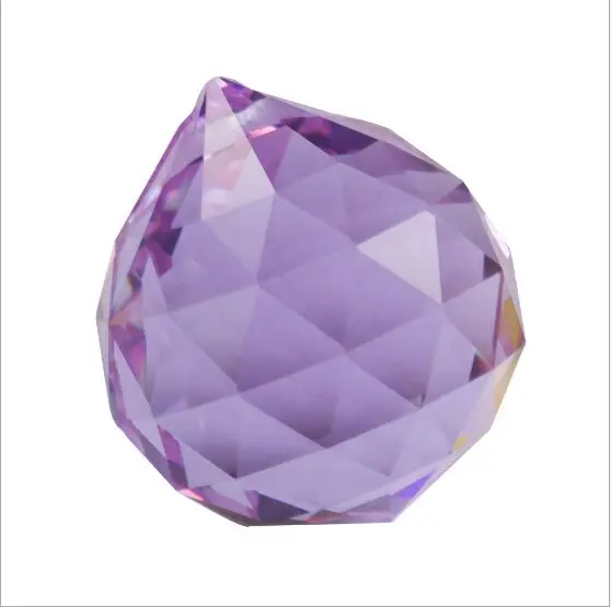 purple Качество K9 один класс моды хрустальные украшения шар занавес подвесные люстры капельки аксессуары для освещения - Цвет: purple