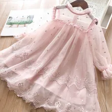 Г. Весеннее платье для девочек с вышивкой;