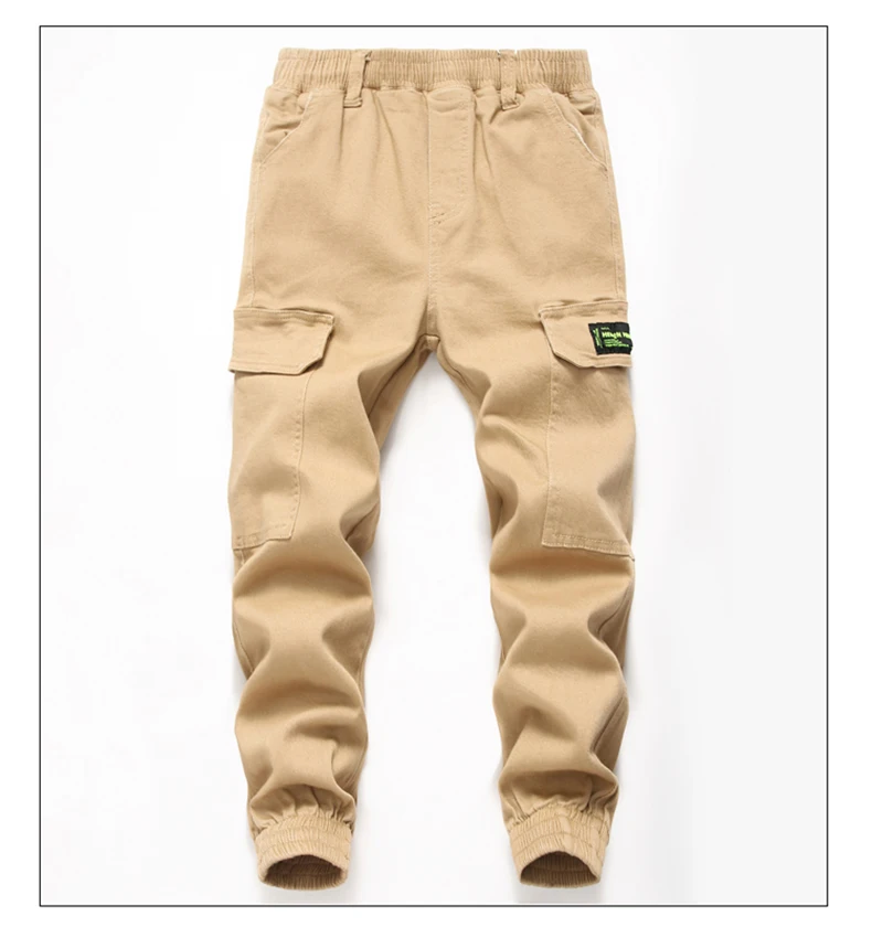 Штаны для мальчиков, брюки, спортивные джоггеры, повседневные хлопковые спортивные штаны для мальчиков-подростков, школьная одежда для детей 8, 9, 11, 13 лет