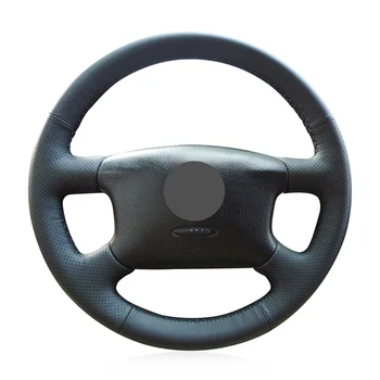 

Black Artificial Leather Car Steering Wheel Cover for Skoda Octavia 1999-2005 Superb 2002 2003 2004 2005