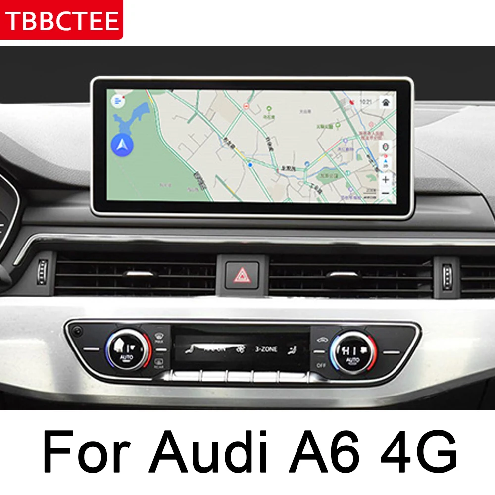 Автомобильный мультимедийный плеер для Audi A6 A6L 4G 2015 ~ 2019 MMI IPS Android GPS навигация