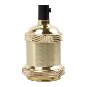 

Industrial Lightweight E27 Durable Lamp Socket For Edison Vintage Bulb Aluminum Base