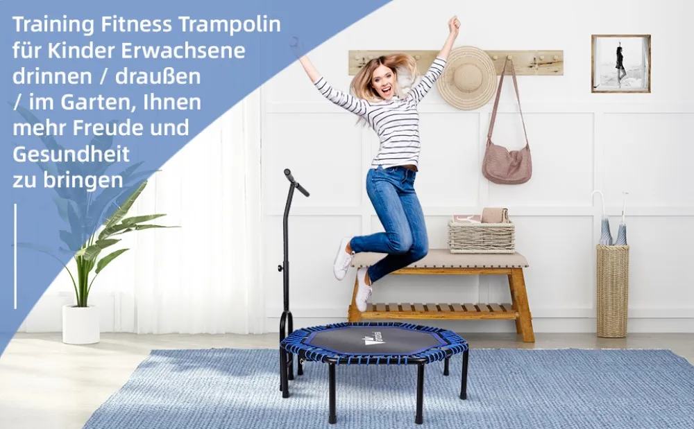 Rimdoc 48 Red Color Mini Trampoline Fitness Indoor Bungee Rebounder Jumping Sports Kids Safety Workout For Indoor Trampolines Aliexpress Trampoline Kind 4 Jaar