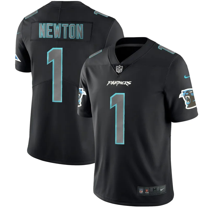 Мужская Новинка, высокое качество, Carolina Cam Newton Panthers blue jersey - Цвет: MEN