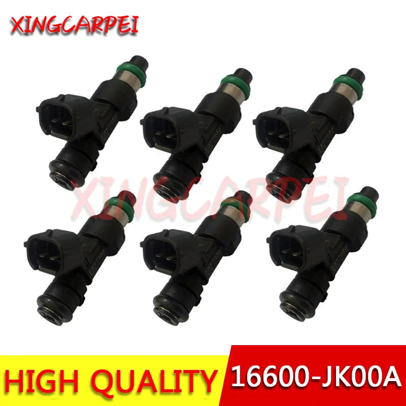 6 шт./лот 16600-JK00A FBY7030 топливный инжектор для Nissan, Infiniti G25 2011-2012 2,5 VQ25HR Teana J32 16600 JK00A