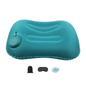 

Portable Waist Protector Inflatable Square Shape Pillow TPU Milk Silk Material Inflatable Travel Neck Pillow
