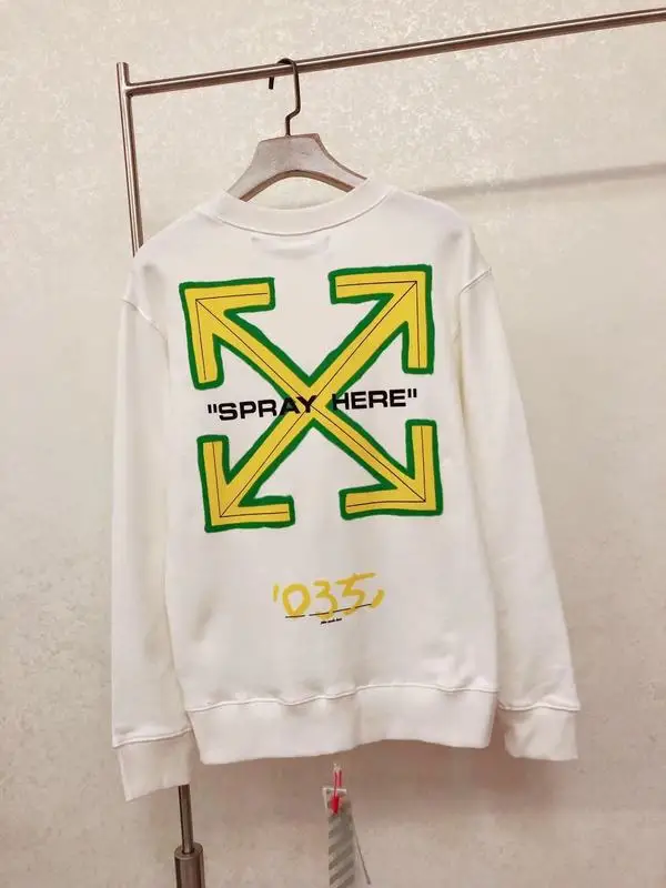 Off-White 19FW Новая мужская домашняя кофта с круглым горлом
