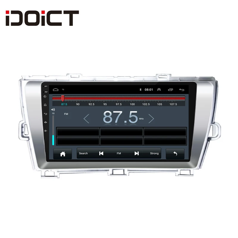 IDOICT Android 8,1 2.5D автомобильный dvd-плеер gps навигация Мультимедиа для Toyota pruis 2009-2013 стерео bluetooth