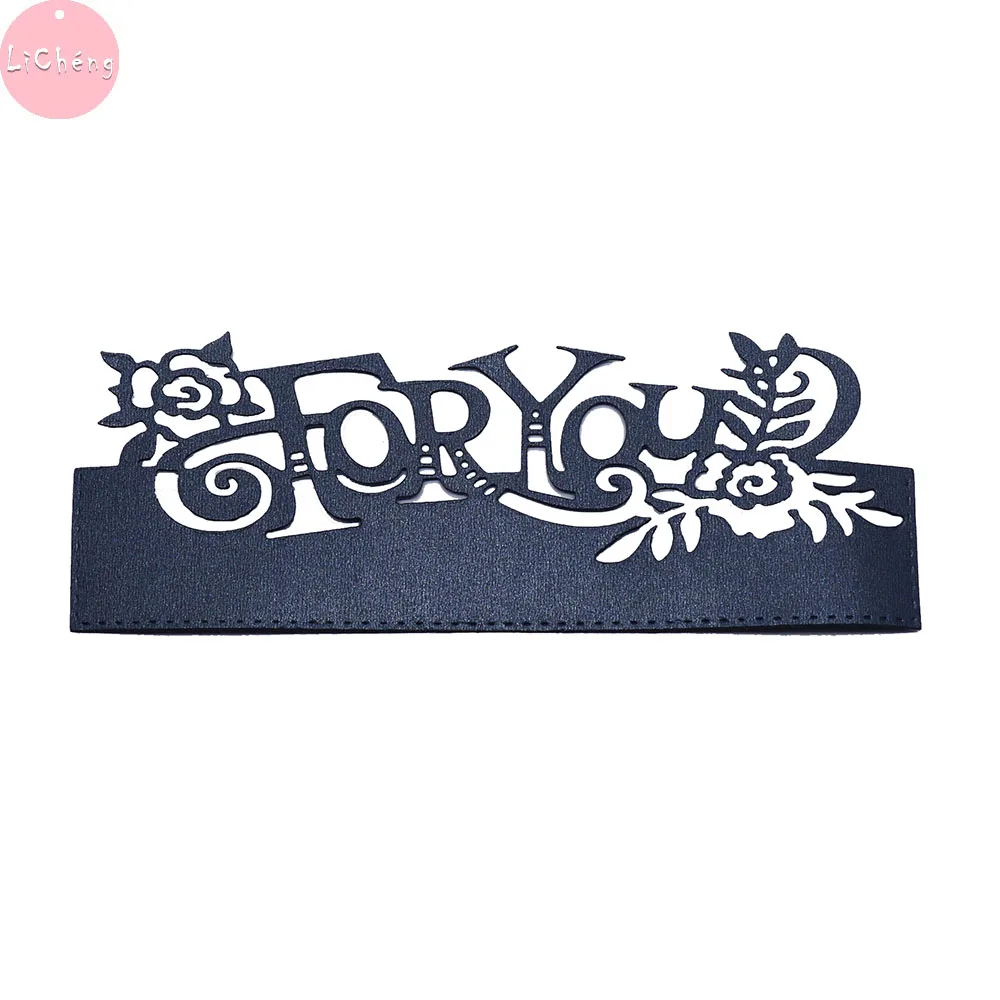 Words Border Metal Cutting Dies Scrapbooking Album Card Making Crafts Embossing Stencil Clear Stamps and Slimline 2020 | Дом и сад