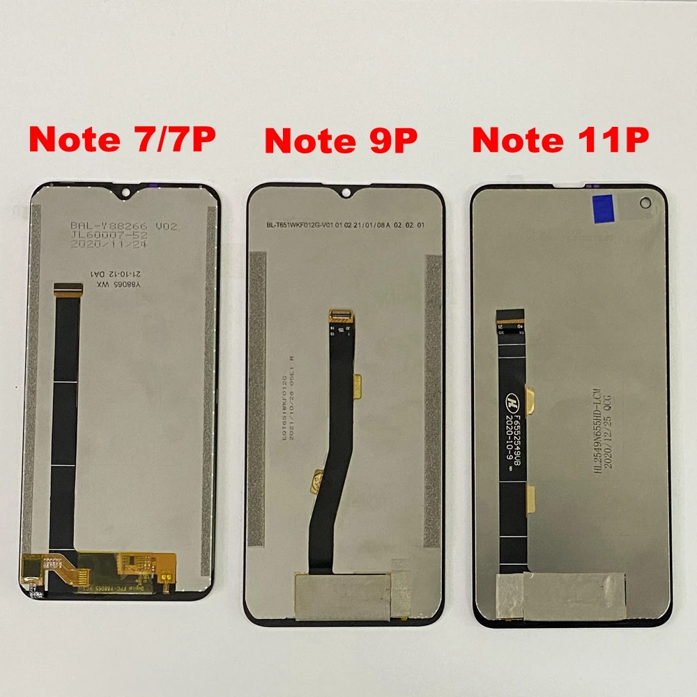 Для Ulefone Note 7P ЖК-дисплей сенсорный экран дигитайзер для S11 11P 8P LCD NOTE 9P | Мобильные