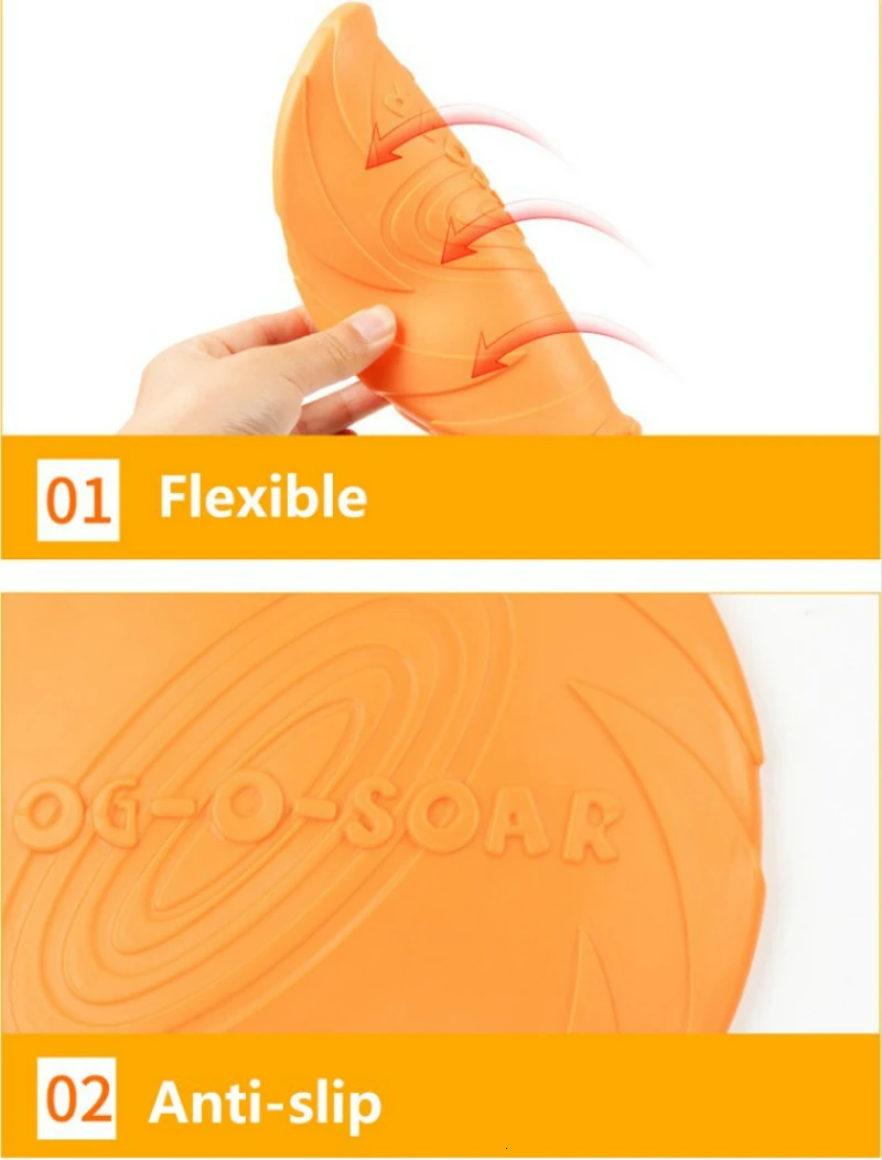 Benepaw устойчивая к укусам игрушка собака 4 цвета обучение гибкие игрушки для домашних животных ароматный щенок летающие диски Зеленый/фиолетовый/розовый/оранжевый
