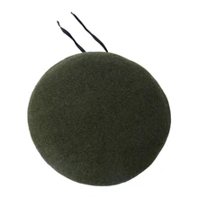 Мужские и женские художественные винтажные мягкие однотонные подарочные модные шапки-береты на плоской подошве в стиле художника регулируемая крышка из шерстяного войлока