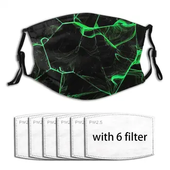 

Anti-Pollution Outdoor Washable Unisex Face Mask Green Lightning Protective Mask Anti Haze Dust Dustproof Mouth Mask