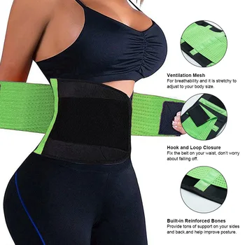 

Waist Trainer Belt for Men Women Corset Body Shaper Belt Gym Fitness Sports Tummy Slimming Belt Cincher