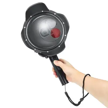 

Diving Dome Port Waterproof Case Filter Switchable Dome For GoPro Hero 7 6 5 Black Trigger Housing For Go Pro 7 Accessory