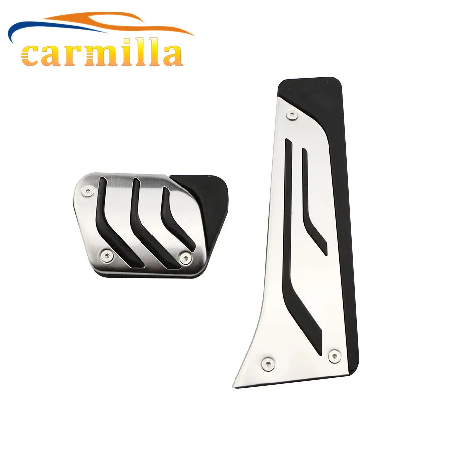 Крышка педали Carmilla из нержавеющей стали для BMW F20 F30 F31 116i 118i 120i 125i 218i 316i 318d 318i 320i 328i