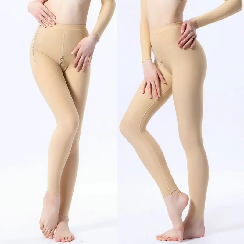 

ZYSK Female Medical Liposuction Corset Shaping Panty Skinny Legs Postoperative Waist Abdomen Hips Body Pants Crotch with Zipper