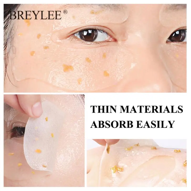 Gold Osmanthus Eye Mask Anti Wrinkle Dark Circles Moisturizing Eyelid Patch Smoothing Firming Eye Skin Care Mask TSLM1