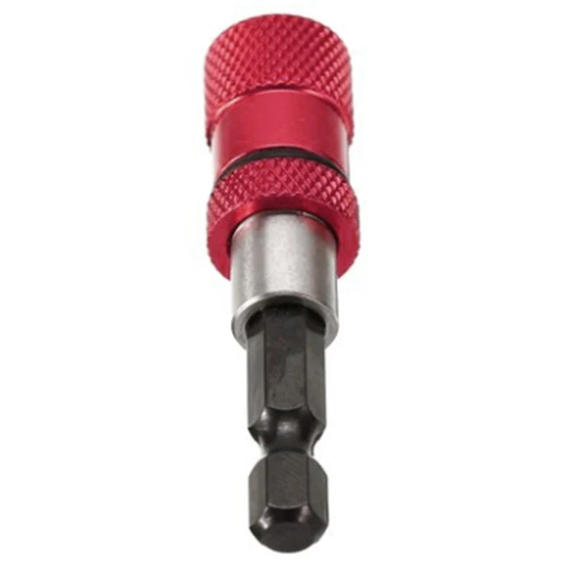 Hex Shank Electric Drill Magnetic Screwdriver Bit Holder Stainless Steel Magnetism Limit Adjustable Extension Rod