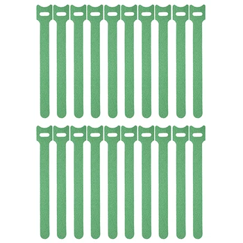 

20Pcs/lot Nylon Sticky Cable Ties Reusable Cable Ties Fastening Earphone Computer Wire Cable Self-adhesive Wire Management