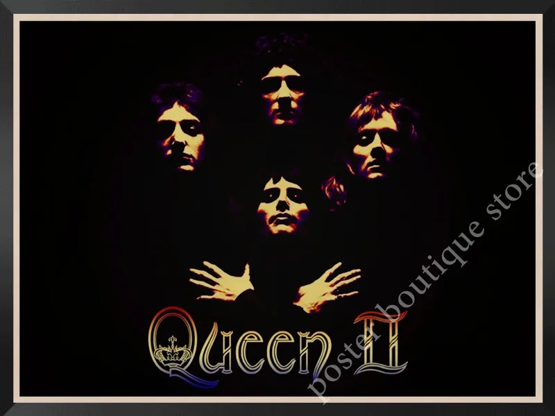 Queen Band музыкальный плакат на крафт-бумаге Фредди Меркьюри, Brian мая винтажная Высококачественная декоративная роспись стены стикер - Цвет: 16