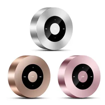 

Mini Speaker Wireless Bluetooth Touch Screen Stereo Music Player with Microphone
