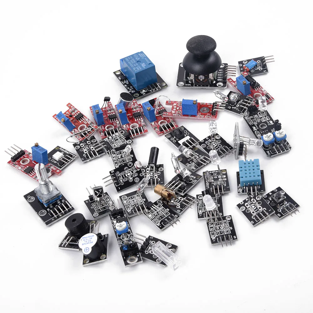 45 в 1/37 в 1 модуль датчика стартовый набор для Arduino Raspberry Pi образование мульти инструменты аксессуары