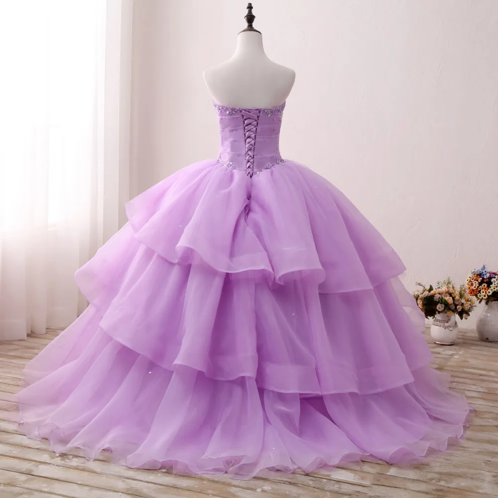 ANGELSBRIDEP-Fast-Shipping-Quinceanera-Dresses-Strapless-Organza-Light-Purple-Ball-Gown-Sweet-16-Dresses-Vestidos-De