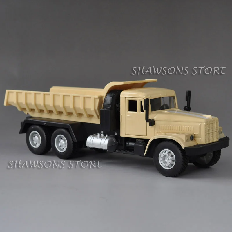 1:43 Масштаб литья под давлением военная модель автомобиля игрушка советская GAZ-51 самосвал Скип грузовик Вытяните назад Реплика w/звук и светильник