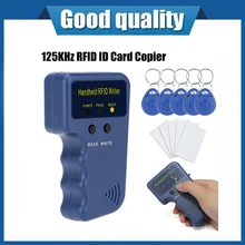 Handheld 125khz t5577 cet5200 em4305 en4305 rfid duplicador copiadora programador leitor escritor id tags regravável cartão cloner chave