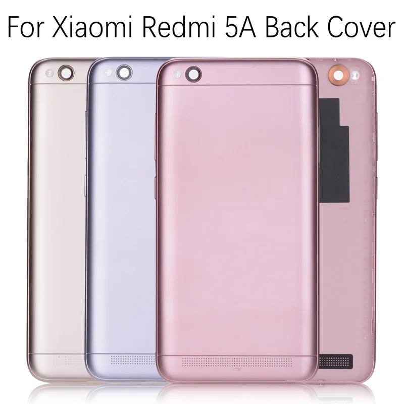 Задний корпус для Xiaomi Redmi 5A задняя крышка Батарейная дверь с кнопкой питания для Redmi 5A запасные части