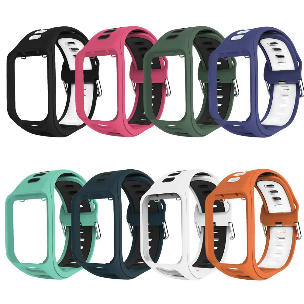

Silicone Replacement Wristband Watch Band Strap For Tom Runner 2 3 Spark 3 GPS Sport Watch For Tom 2 3 Series Soft Smart Band