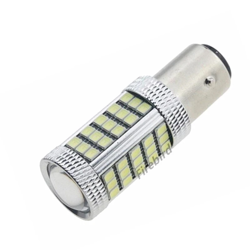 2 x 1157/BAY15D 66SMD 21W power white red driving brake tail signal lights bulb for DC12V car motorcycle | Автомобили и мотоциклы