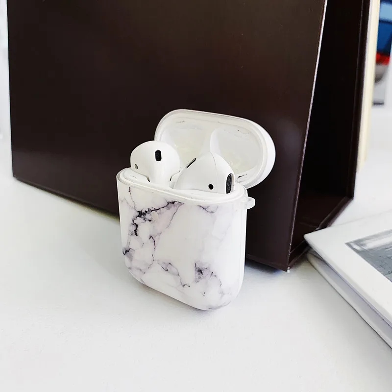 GimfunFor Apple Airpods чехол мраморный милый чехол для Apple Airpods 2 1 чехол Аксессуары для наушников Air Pods Чехол Коробка Coque