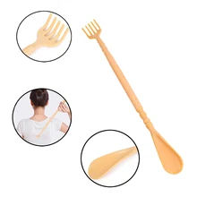 1 пара новых, горячая Распродажа, скребок для спины, 2 рога для обуви и Когтеточка для спины, Массажная палочка для спины, зуд, полезные скребок