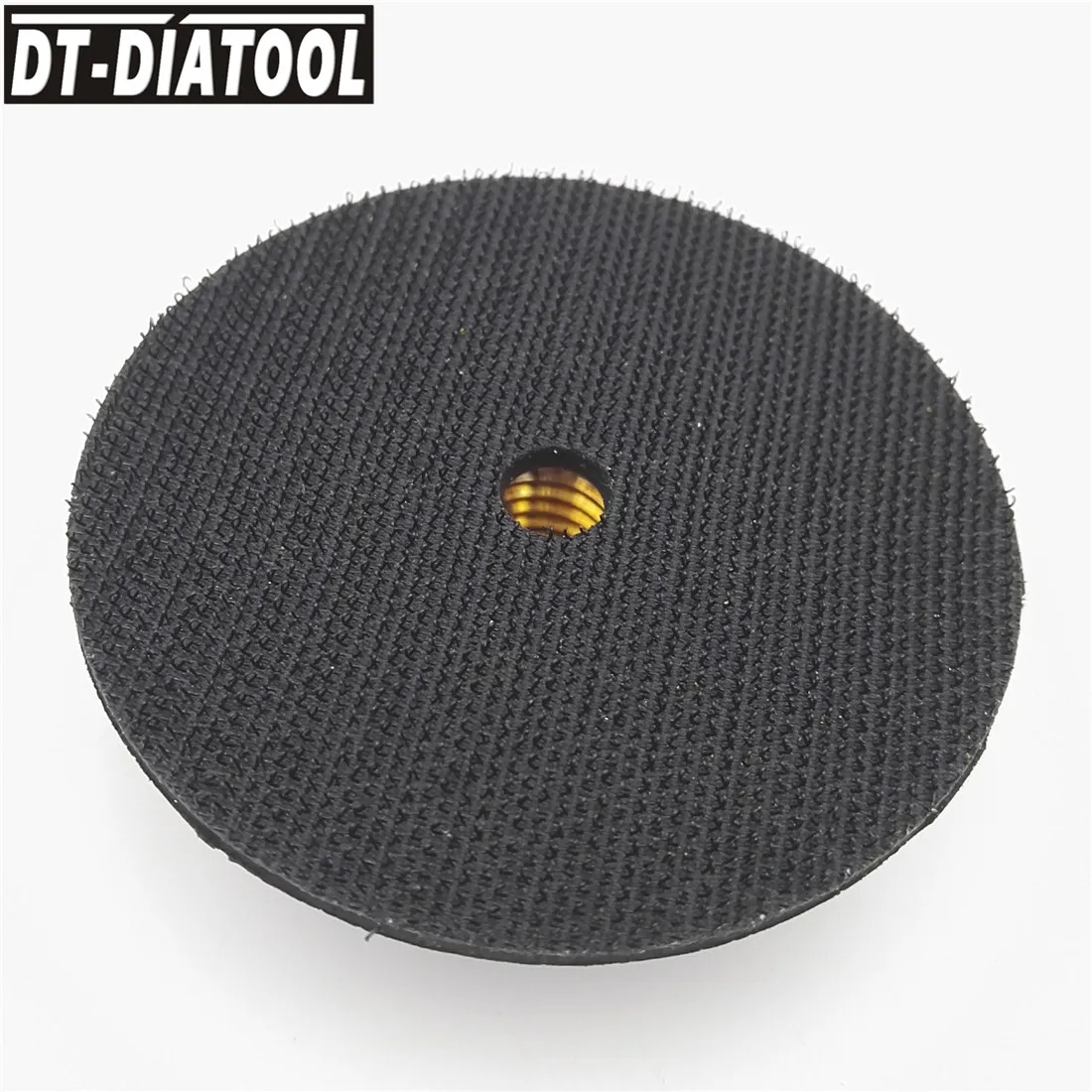 DT-DIATOOL 1 шт M14 или 5/8-11 диаметром 80/100/125 мм на основе резины Задняя накладка " /4"/" алмазные шлифовальные опорные площадки
